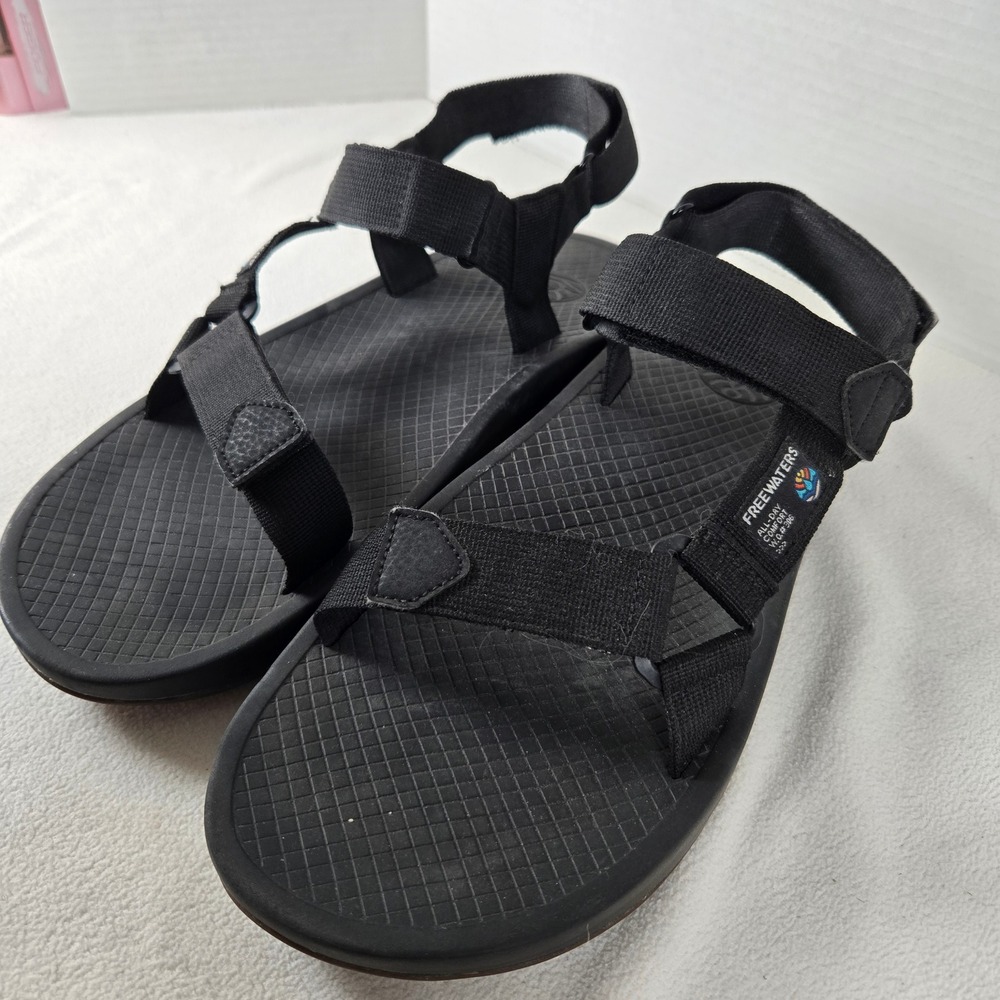 FREEWATERS Cloud9 Mens Sport Sandals Water Beach Hiking Adjustable Straps Sz 12?